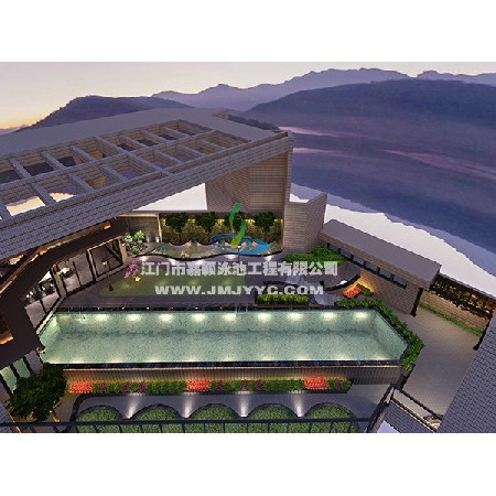 中山利和廣場45樓空中室內恒溫游泳池